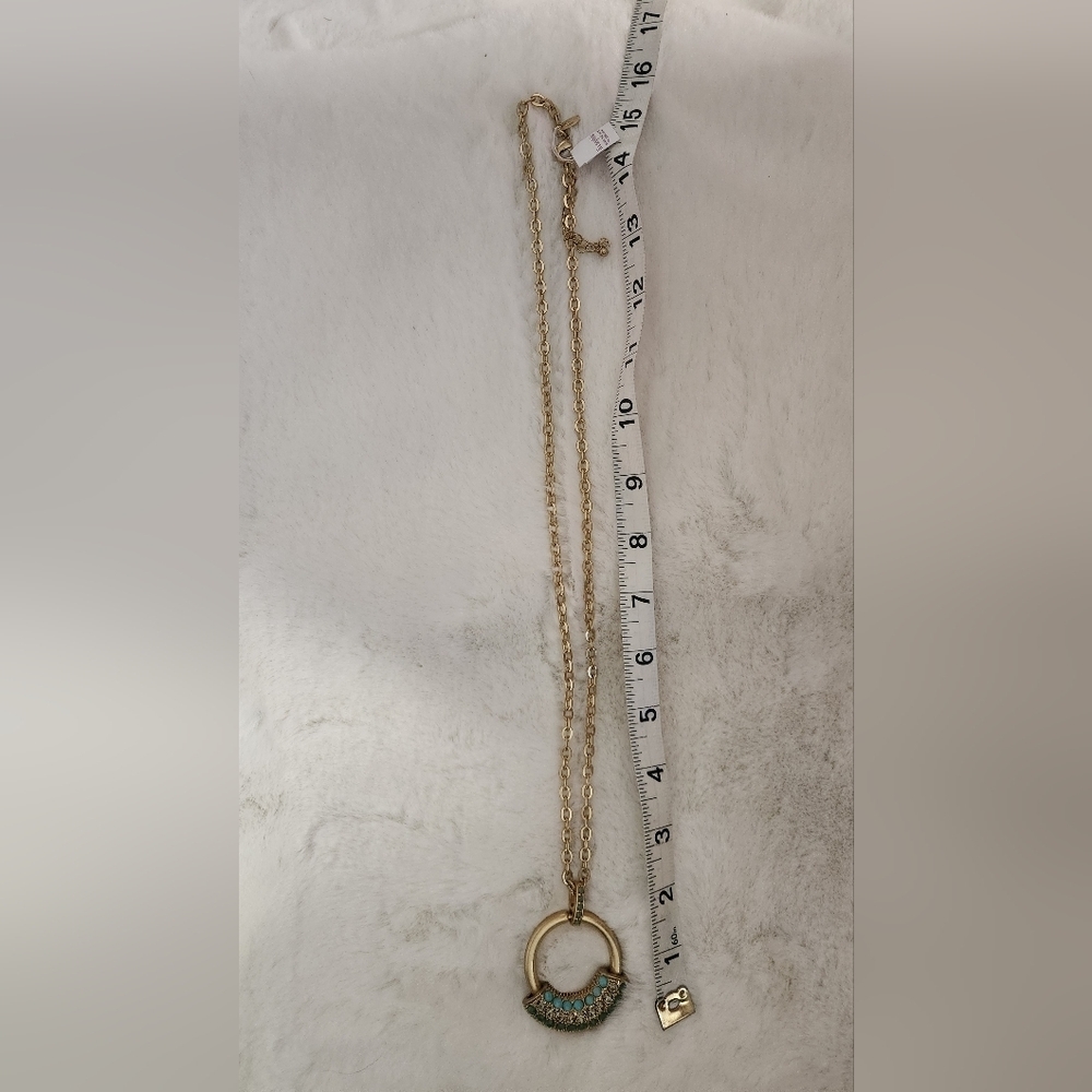 NWT Lia Sophia "Chimera" Cut Crystal & Resin Necklace - Picture 3 of 6
